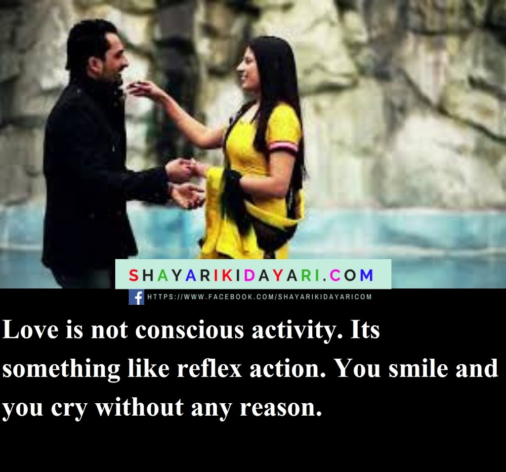 Love is not conscious activity, quotes about crying and strength