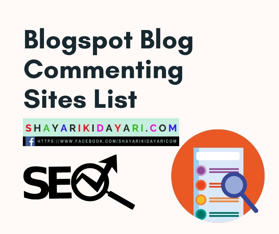 Blogspot Blog Commenting Sites List