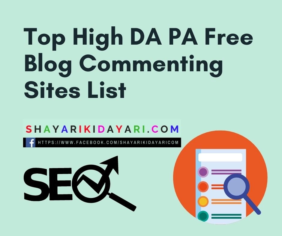 Top High DA PA Free Blog Commenting Sites List