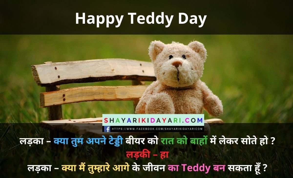 Happy Teddy day shayari