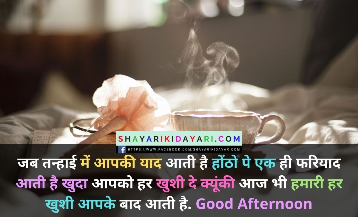 Happy Good Afternoon Tuesday Shayari in Hindi