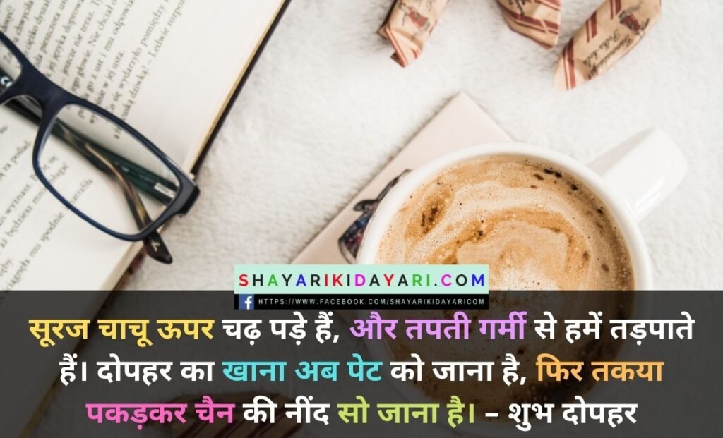 Happy Good Afternoon Wednesday Shayari in Hindi