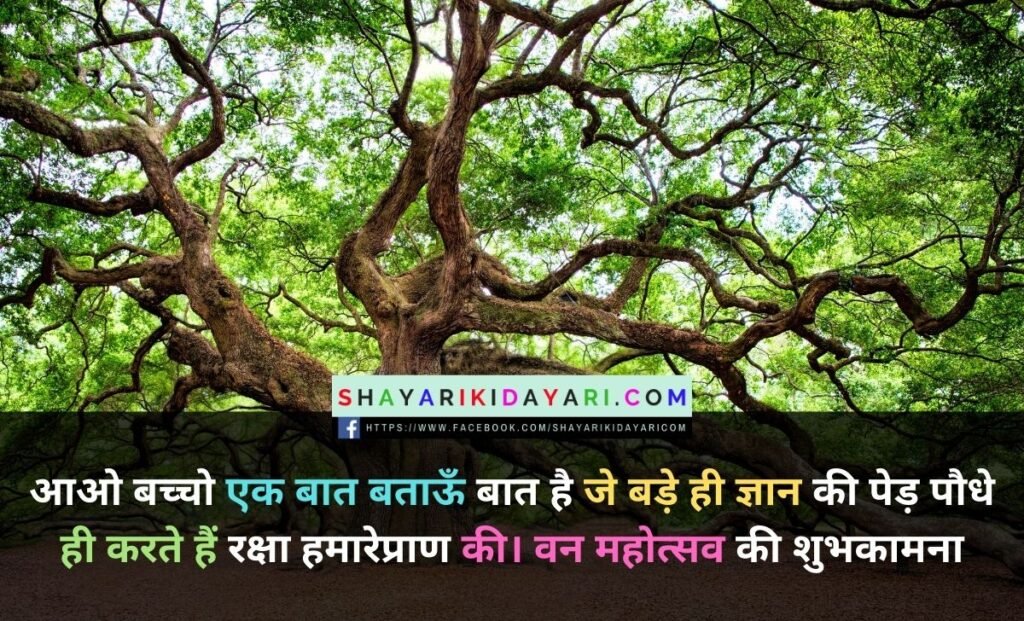 Van Mahotsav Shayari in Hindi