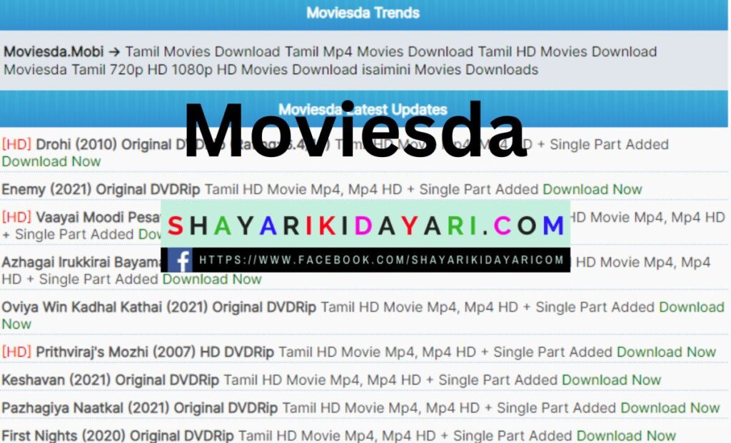Moviesda 2023 Tamil HD Movies Download  | ShayariKiDayari