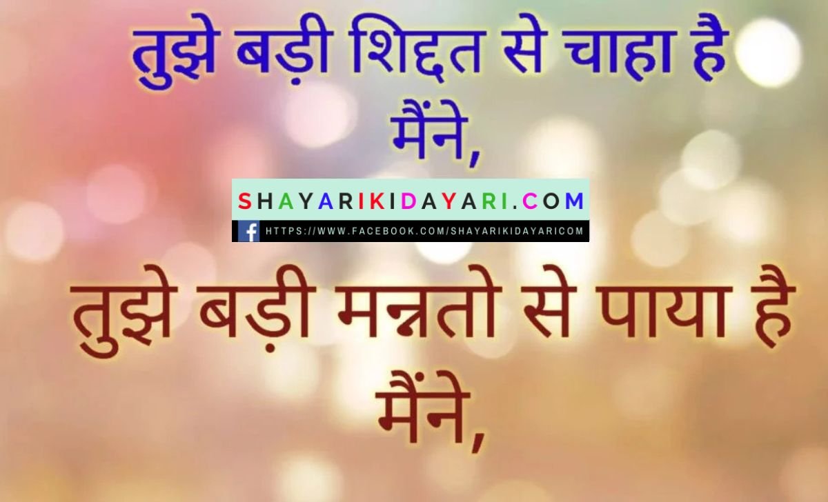 Love you shayari in hindi